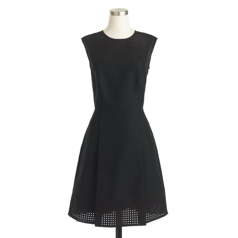 J. Crew Perforated A Line Dress - Picture 8 of 8